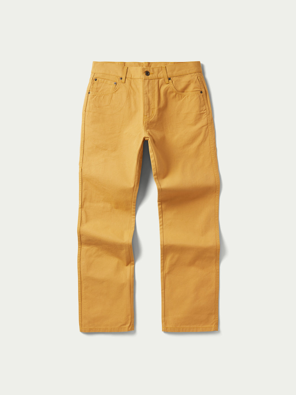 Suntan ranch hand dungaree pants, relaxed fit, back yoke and pockets