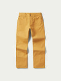 Suntan ranch hand dungaree pants, relaxed fit, back yoke and pockets
