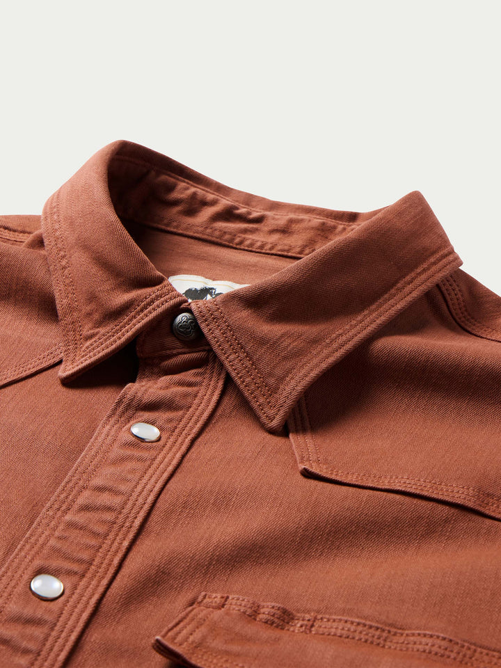 WESTERN DENIM SNAP SHIRT - Schaefer Outfitter