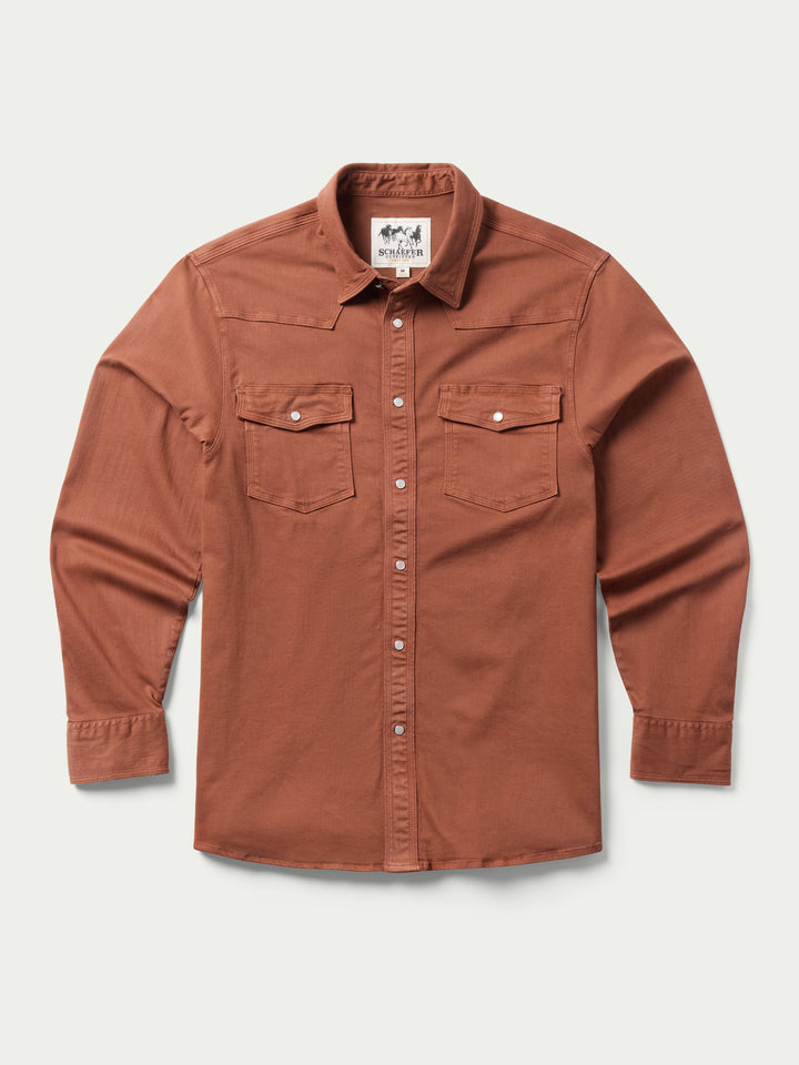 WESTERN DENIM SNAP SHIRT - Schaefer Outfitter