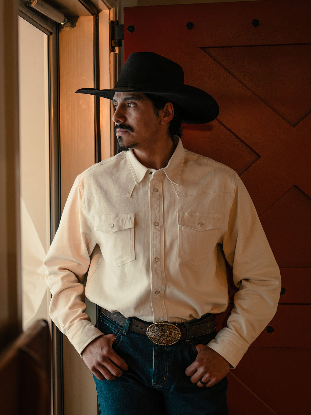 Western Denim Snap Shirt - Schaefer Outfitter