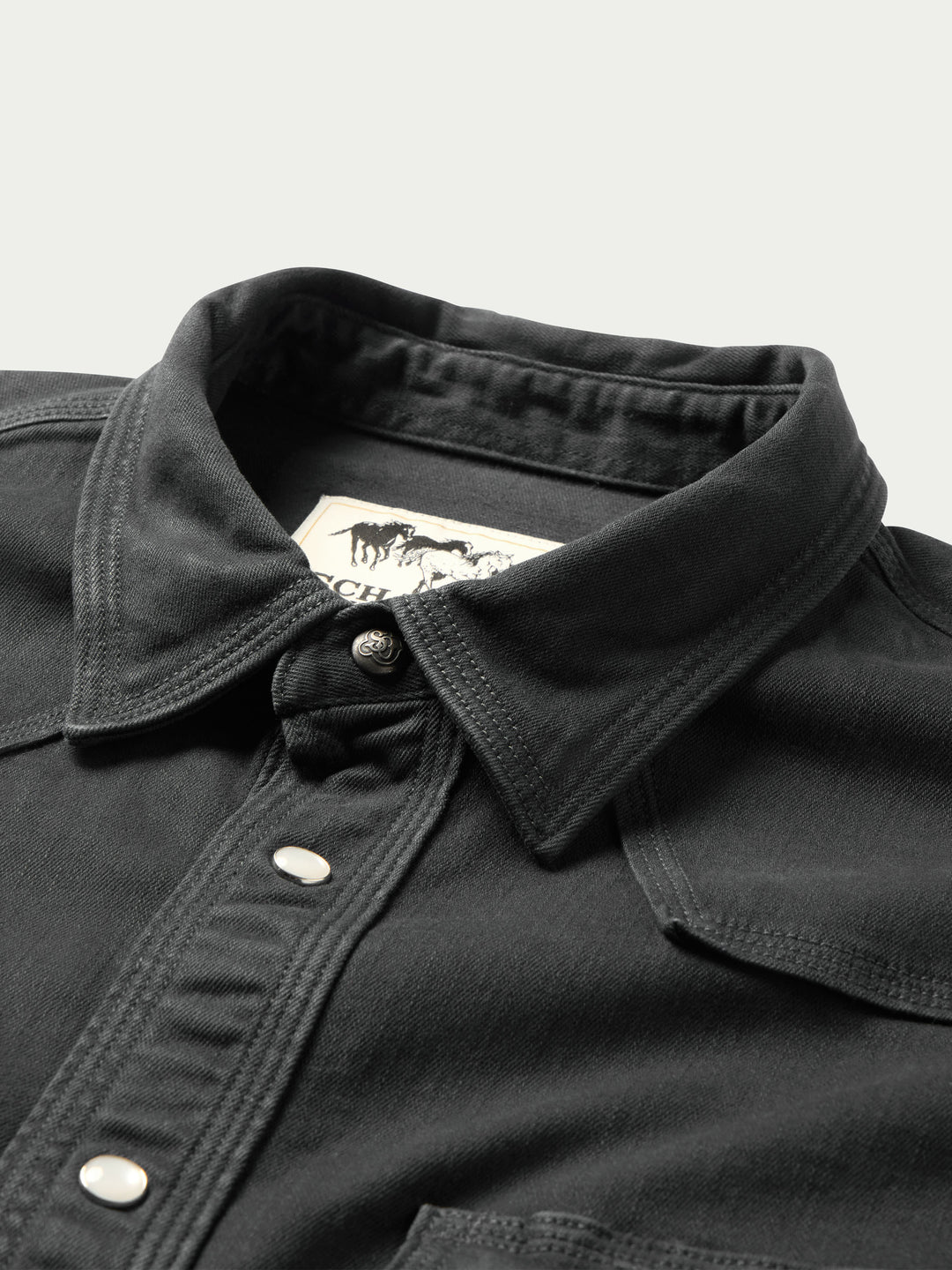 WESTERN DENIM SNAP SHIRT - Schaefer Outfitter