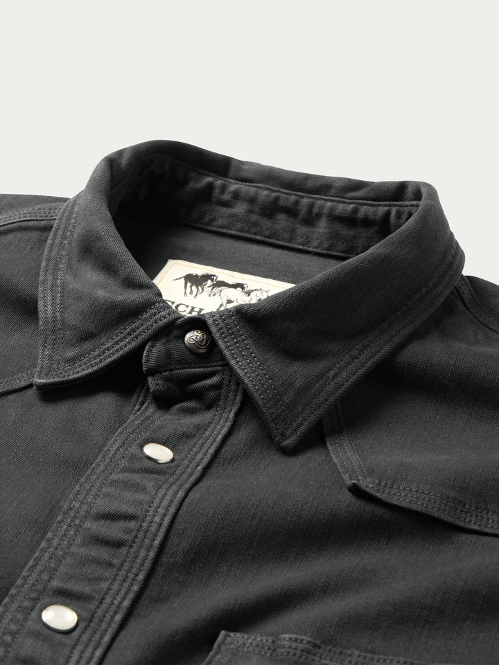 WESTERN DENIM SNAP SHIRT - Schaefer Outfitter