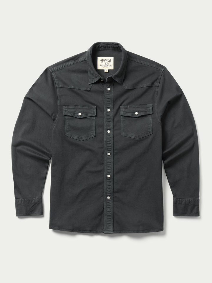 WESTERN DENIM SNAP SHIRT - Schaefer Outfitter