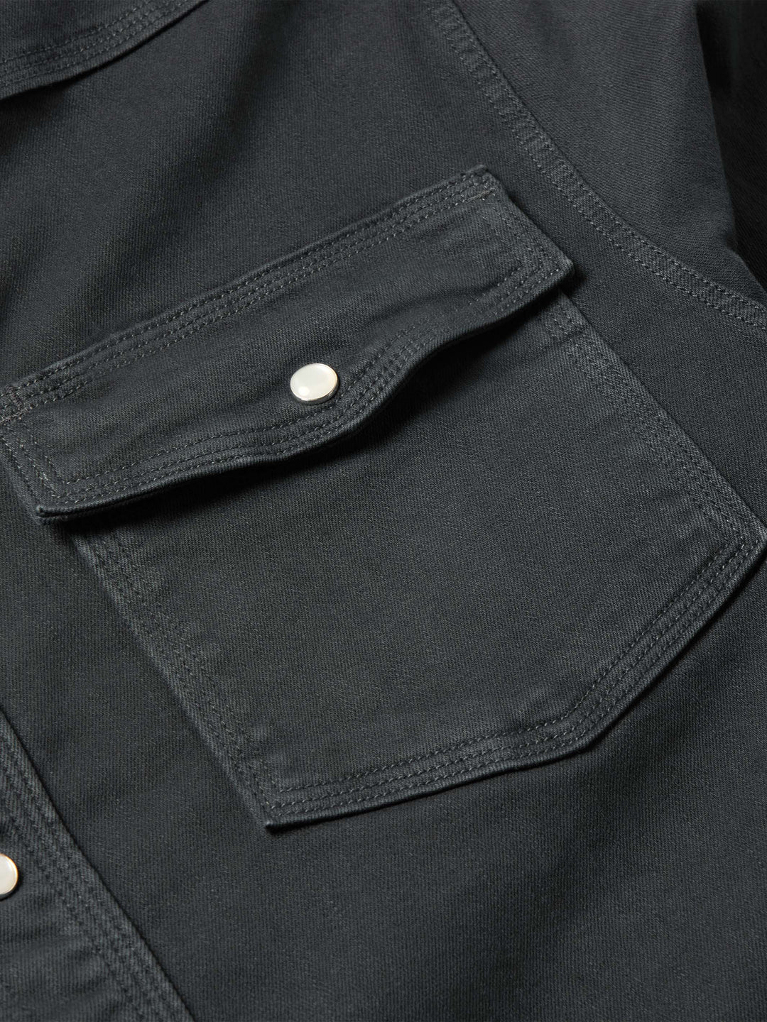 WESTERN DENIM SNAP SHIRT - Schaefer Outfitter