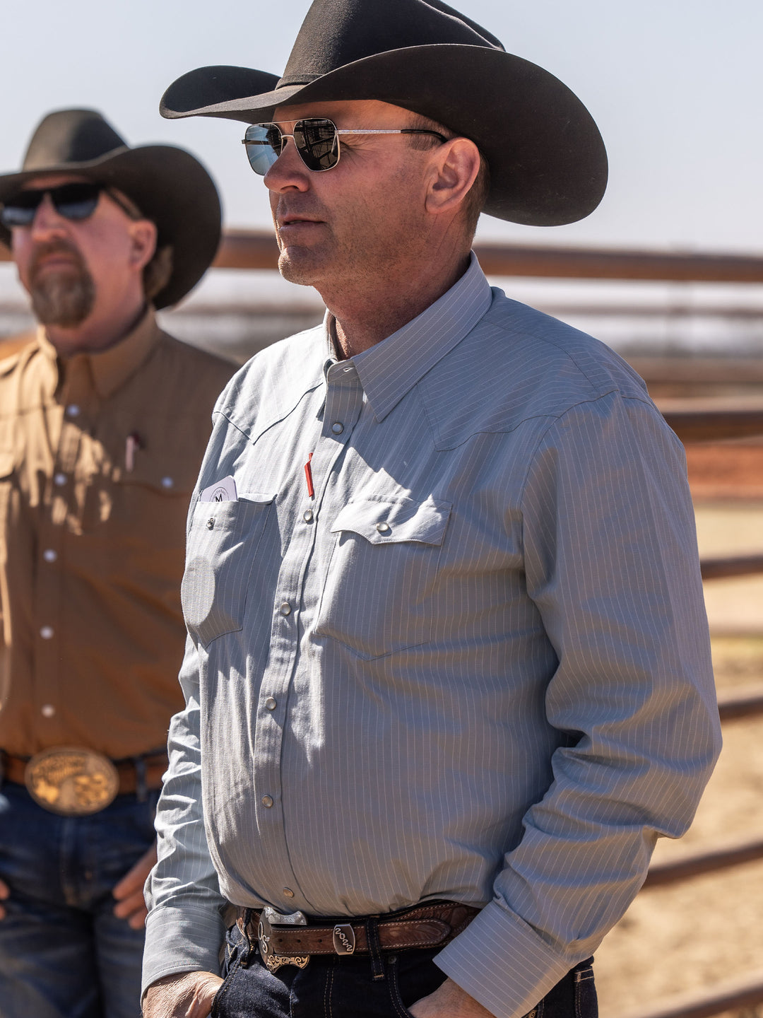 Classic Western Button Down With Snaps - Schaefer Outfitter