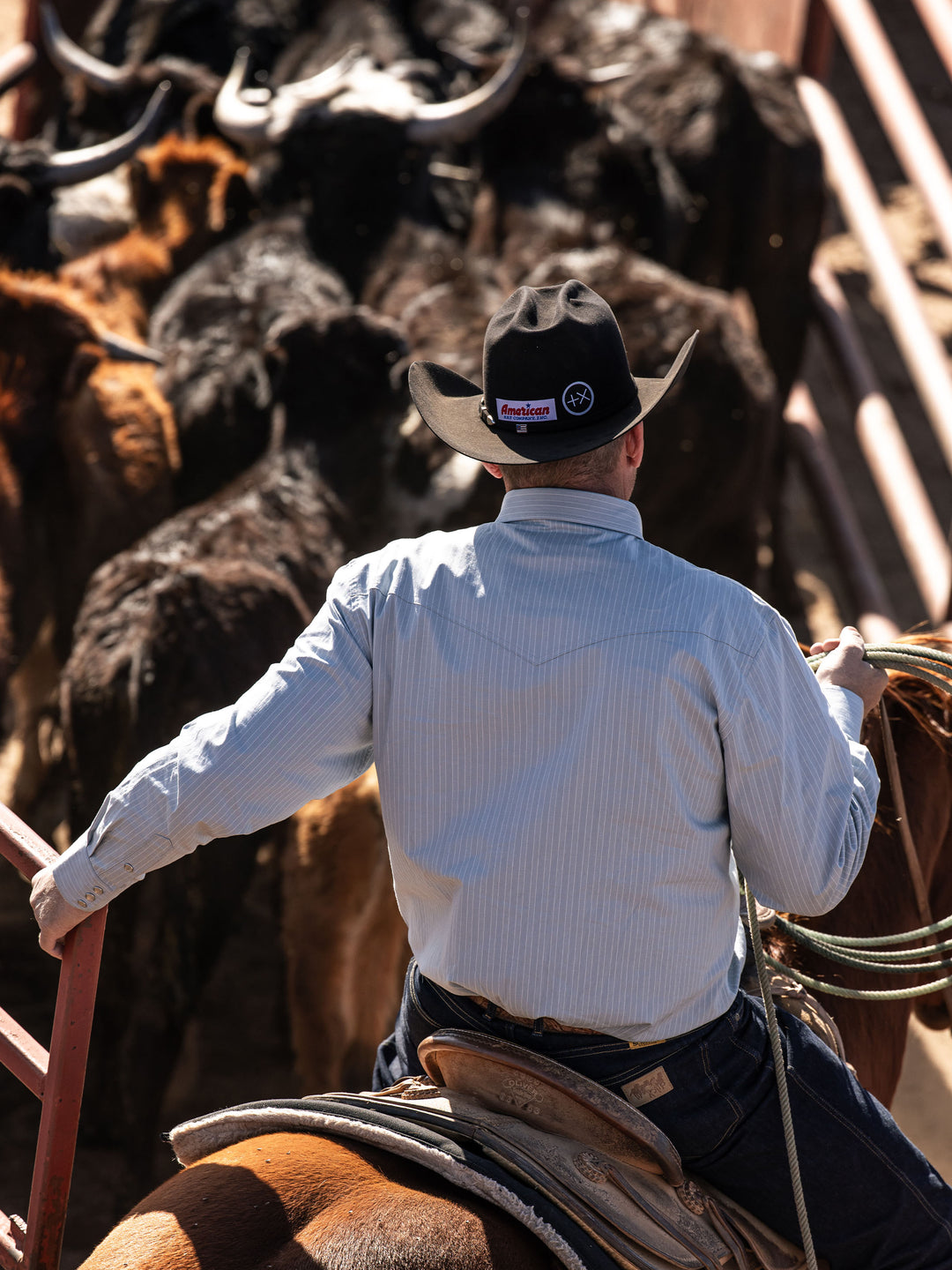 Classic Western Button Down With Snaps - Schaefer Outfitter