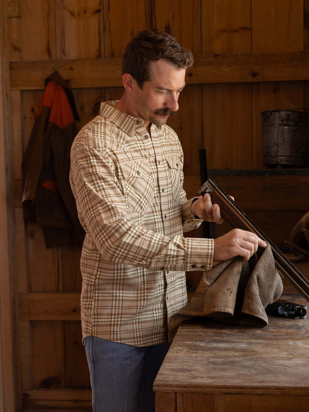 Flannel Button Down Shirt - Schaefer Outfitter