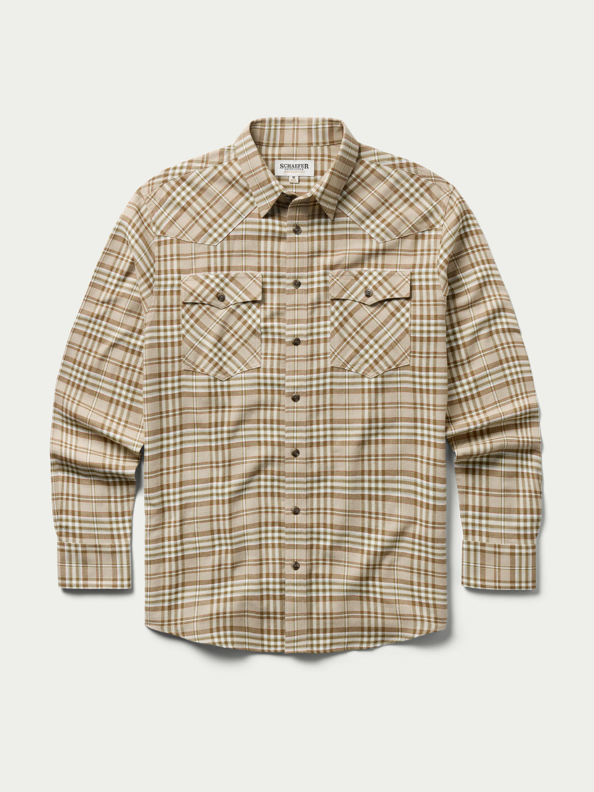 FLANNEL BUTTON DOWN SHIRT - Schaefer Outfitter