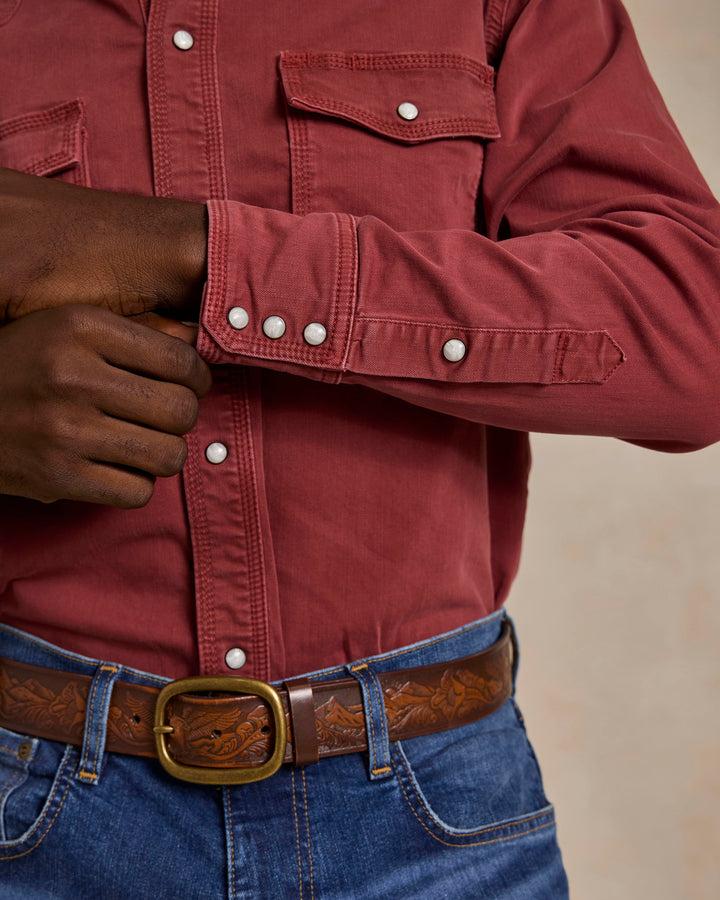 Western Denim Snap Shirt - Schaefer Outfitter