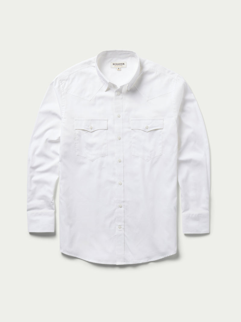 Classic Western Pinpoint Button-Down - Schaefer Outfitter