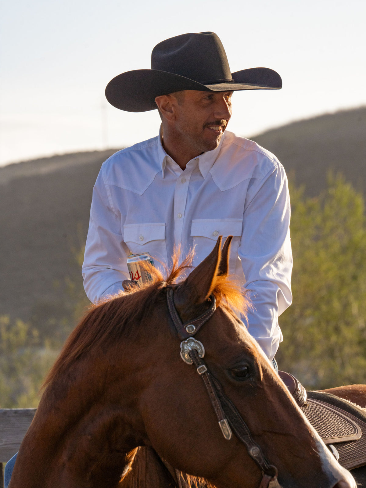 Classic Western Pinpoint Button-Down - Schaefer Outfitter