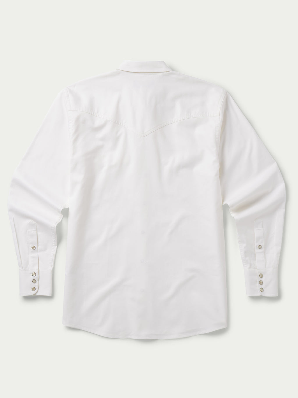 White western button-down shirt with snap closures, long sleeves