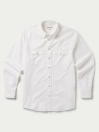 White western button-down shirt with two chest pockets and snap front