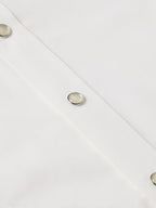 White western button-down shirt front with snap buttons detail