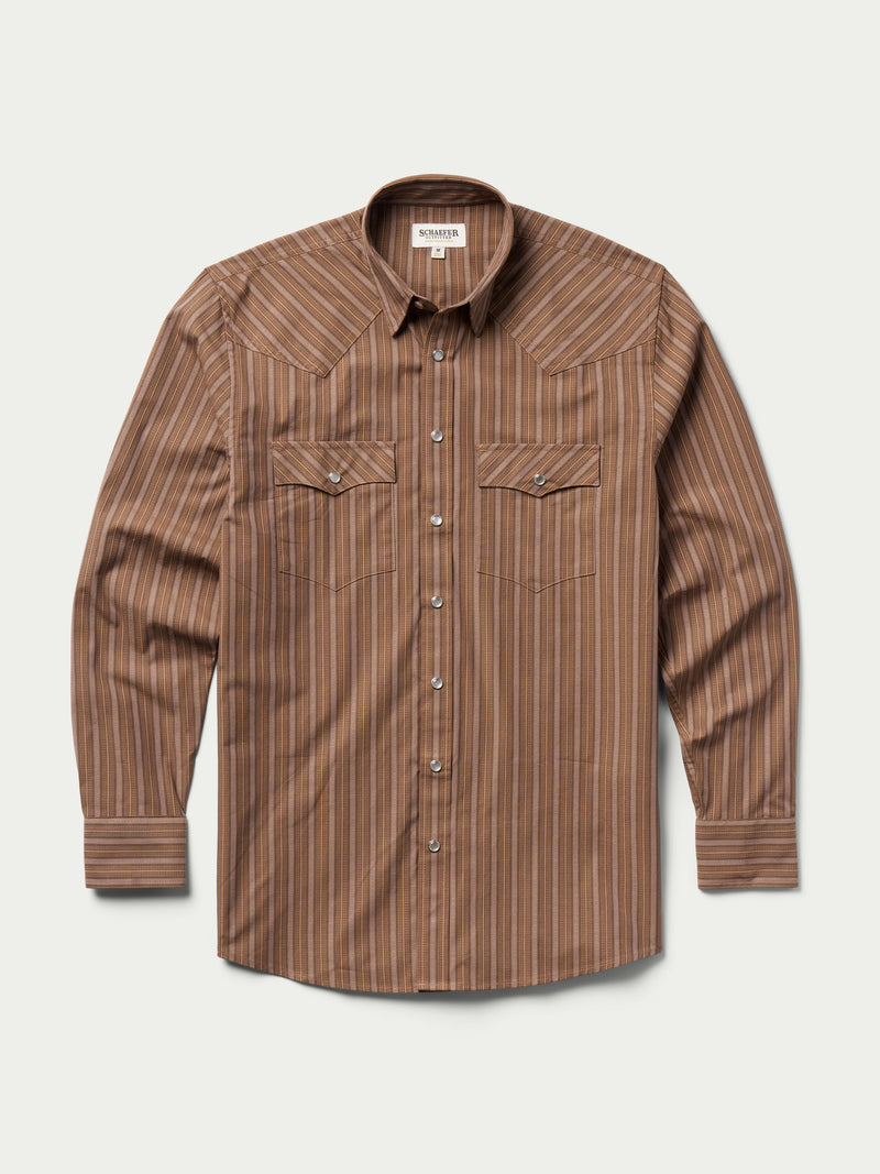 Classic Western Button Down With Snaps - Schaefer Outfitter