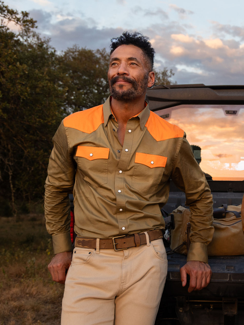 Slub Twill Shirt with Snaps - Schaefer Outfitter