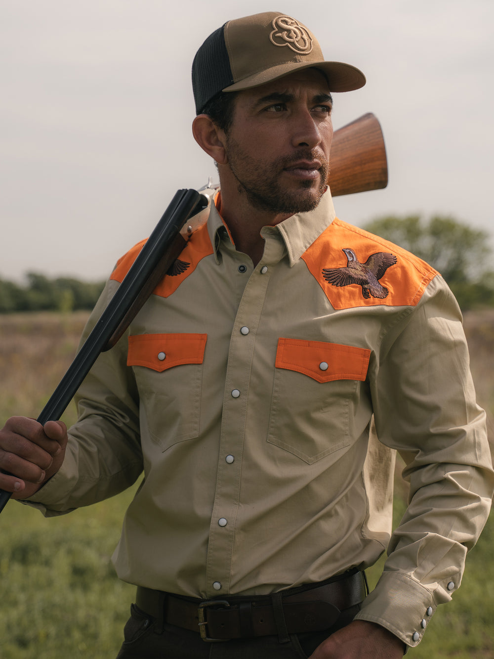 Slub Twill Shirt with Snaps - Schaefer Outfitter
