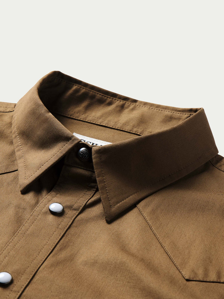 SLUB TWILL SHIRT WITH SNAPS - Schaefer Outfitter