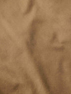 Walnut slub twill shirt fabric texture close-up