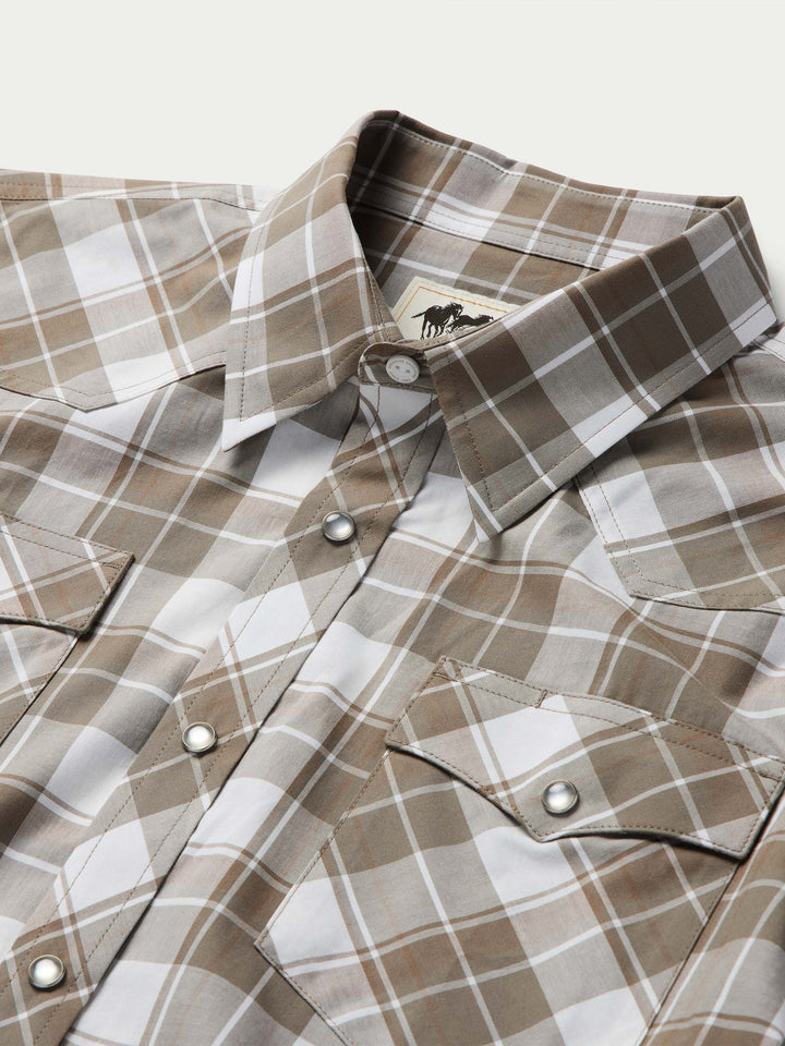 Short Sleeve Vintage Cotton Pearl Snap - Schaefer Outfitter