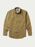 Olive western snap shirt with two chest pockets and button front