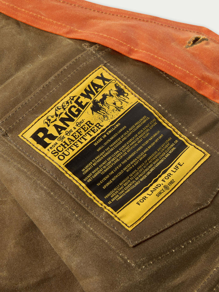 RANGEWAX MESQUITE VEST - Schaefer Outfitter