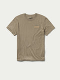 Stone crewneck tee with small chest logo print