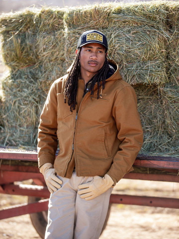 Hooded Zip Canvas Jacket - Schaefer Outfitter