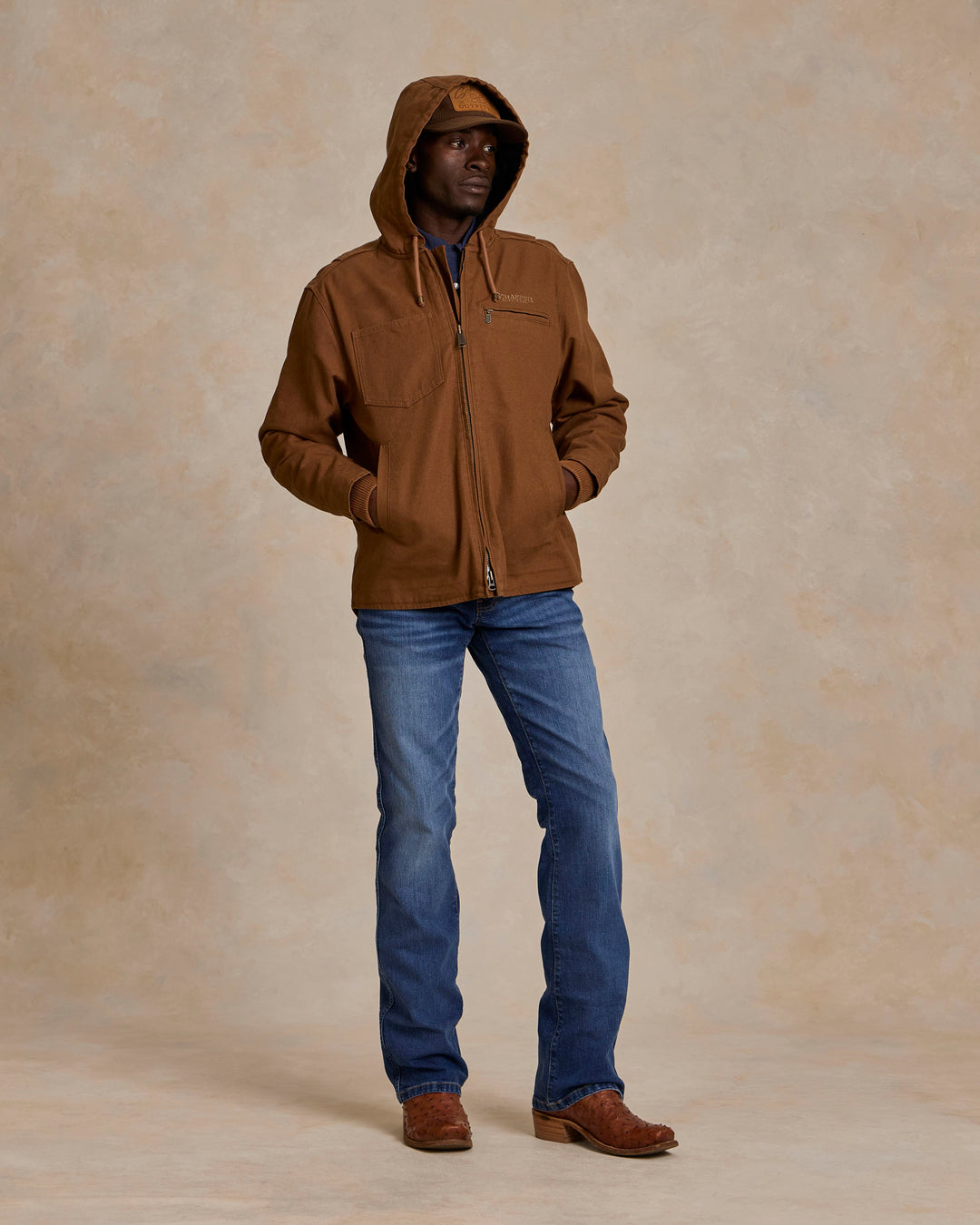 Hooded Zip Canvas Jacket - Schaefer Outfitter