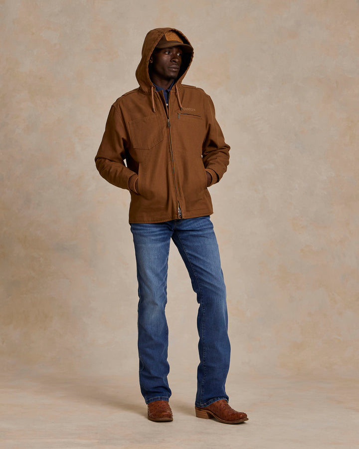 Hooded Zip Canvas Jacket - Schaefer Outfitter