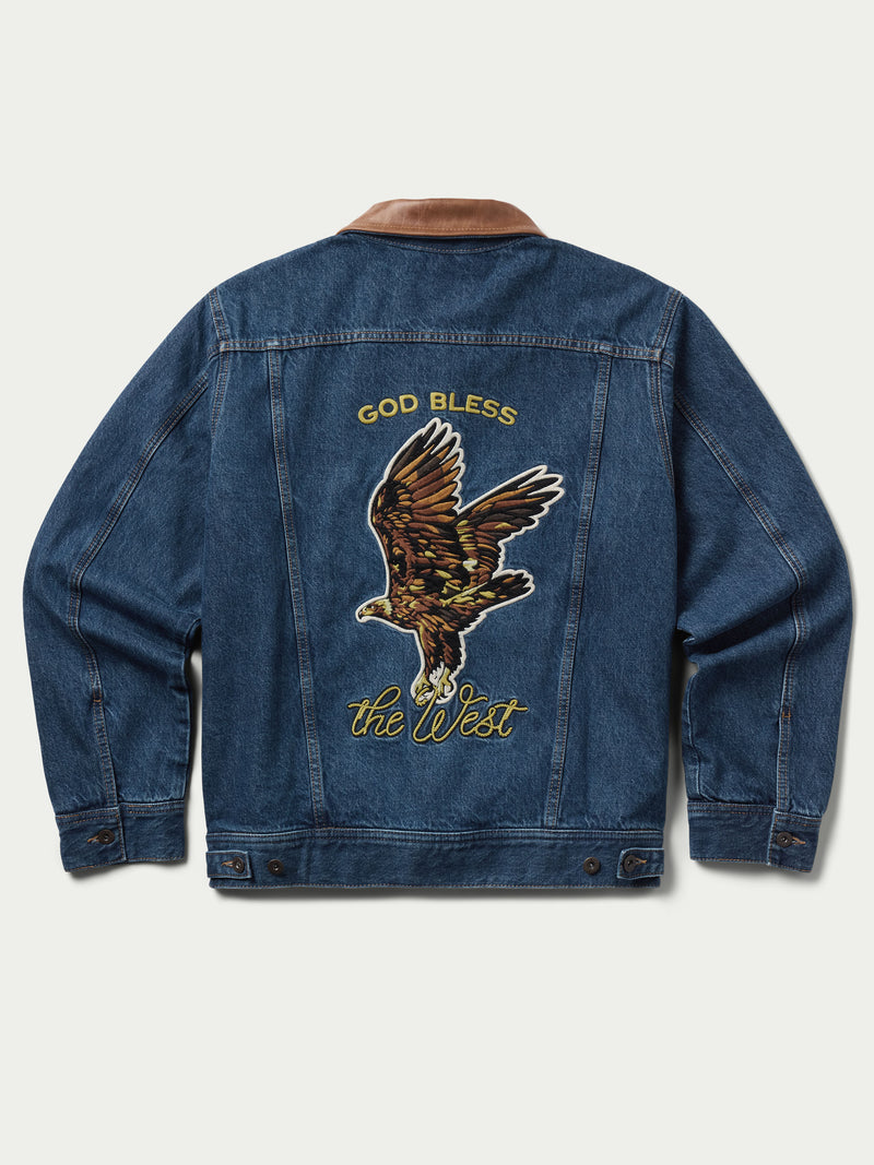 IAN MUNSICK X SCHAEFER OUTFITTER GOLDEN EAGLE DENIM JACKET - Schaefer Outfitter