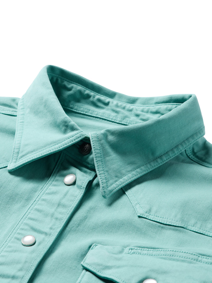 WOMEN'S WESTERN DENIM SNAP SHIRT - Schaefer Outfitter