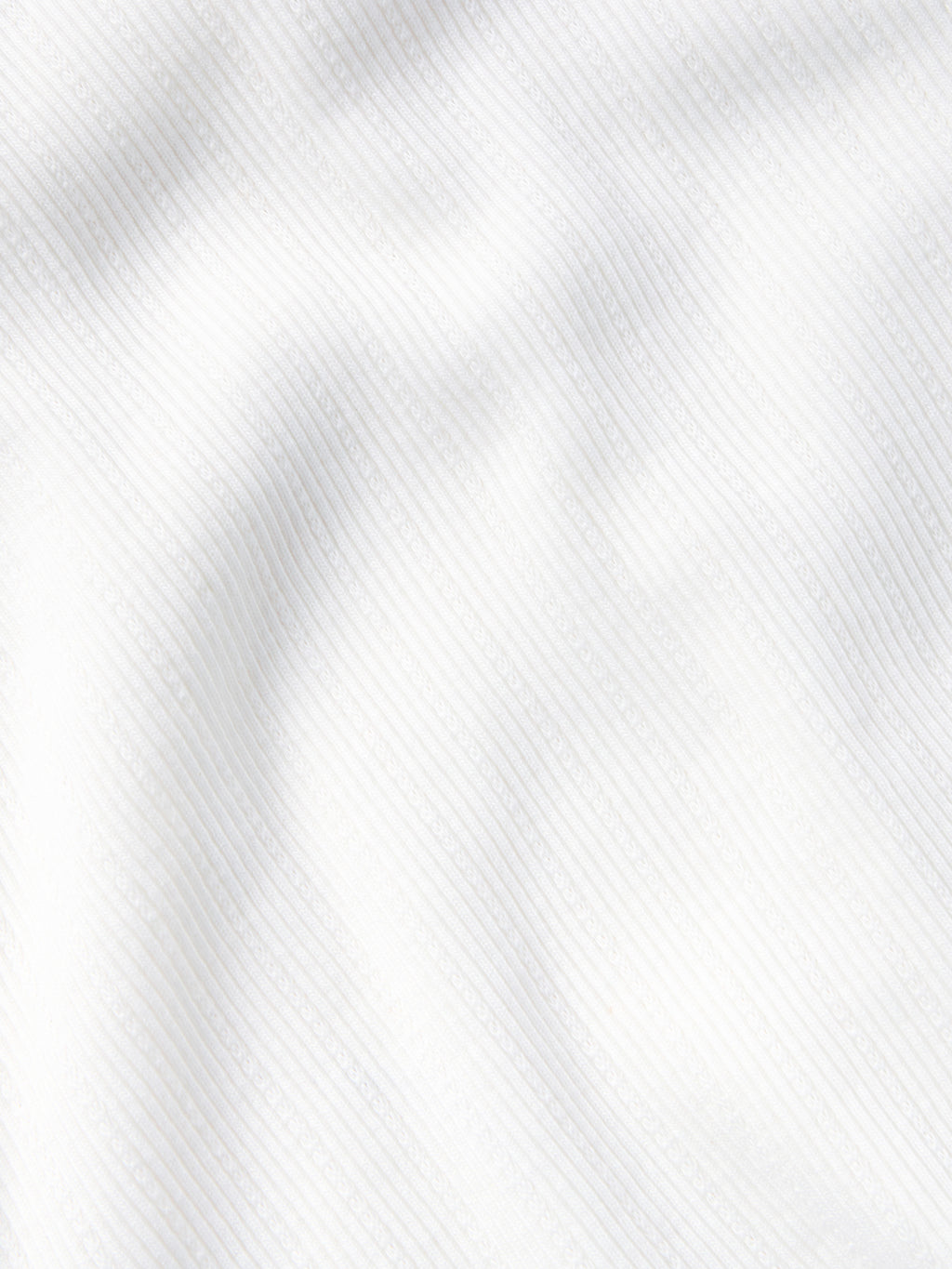 Bone sleeveless dress with vertical ribbed texture