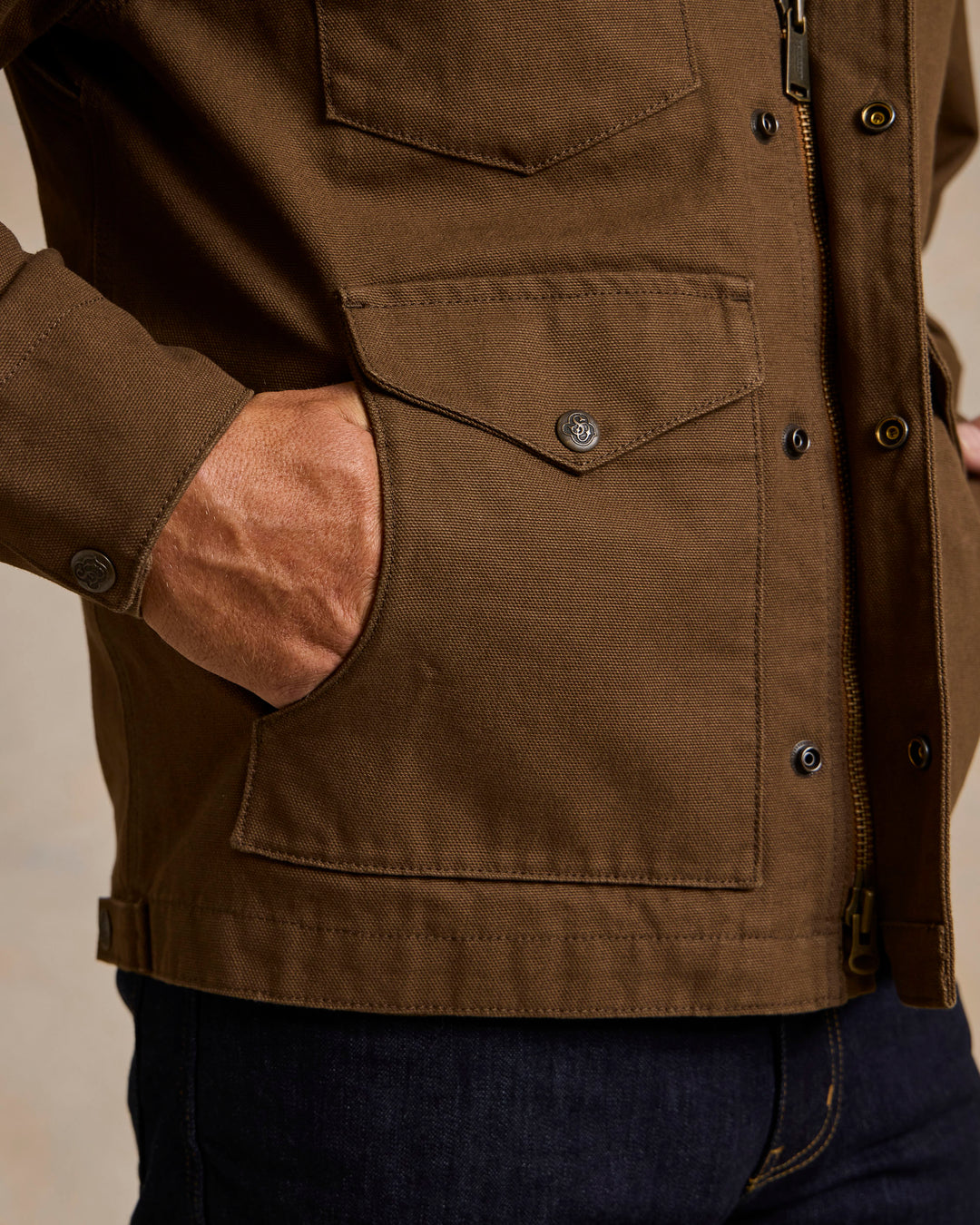 Zip Canvas Jacket - Schaefer Outfitter