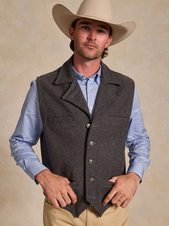 Cattle Baron Wool Vest - Schaefer Outfitter