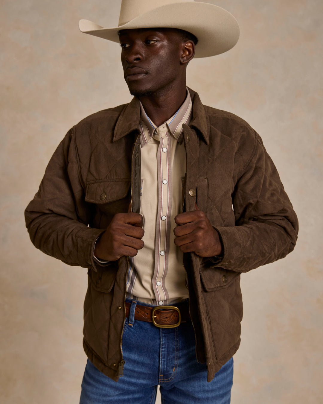 Quilted Microsuede Jacket - Schaefer Outfitter