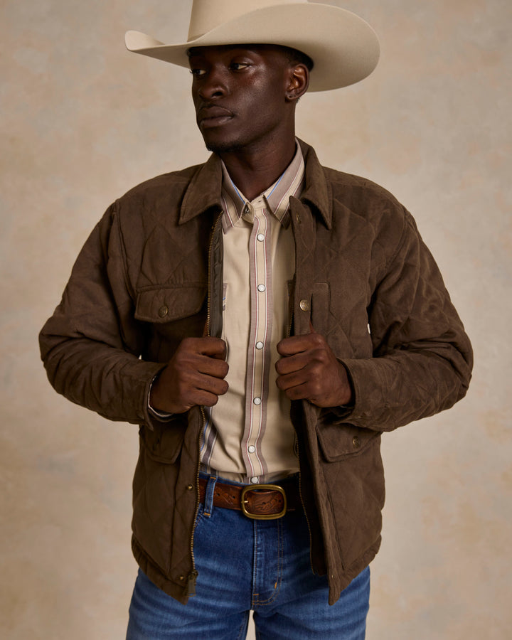Quilted Microsuede Jacket - Schaefer Outfitter