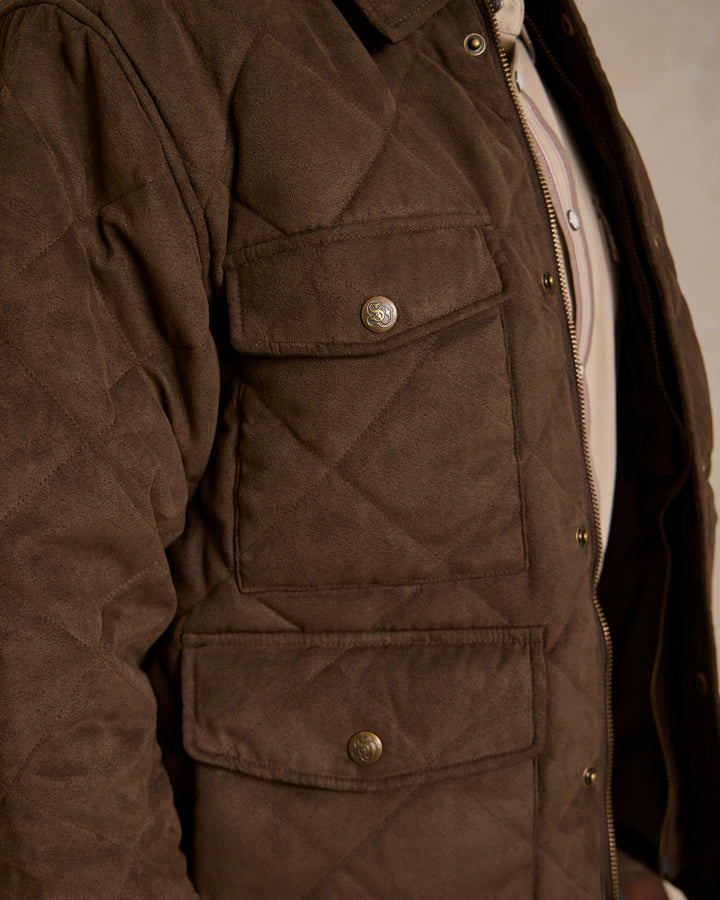 Quilted Microsuede Jacket - Schaefer Outfitter