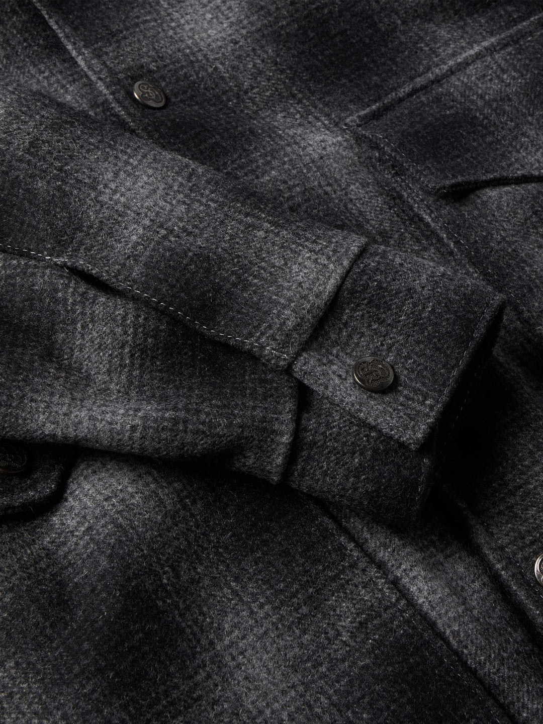 Wool Coat With Shearling Collar - Schaefer Outfitter