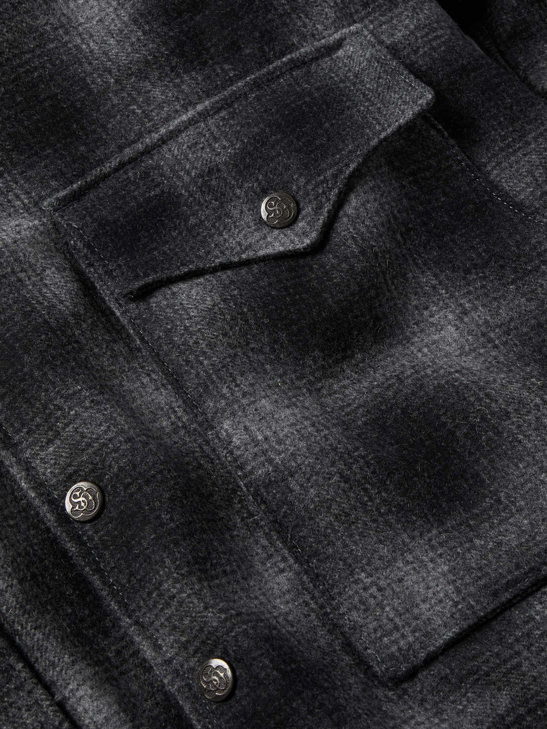 Wool Coat With Shearling Collar - Schaefer Outfitter