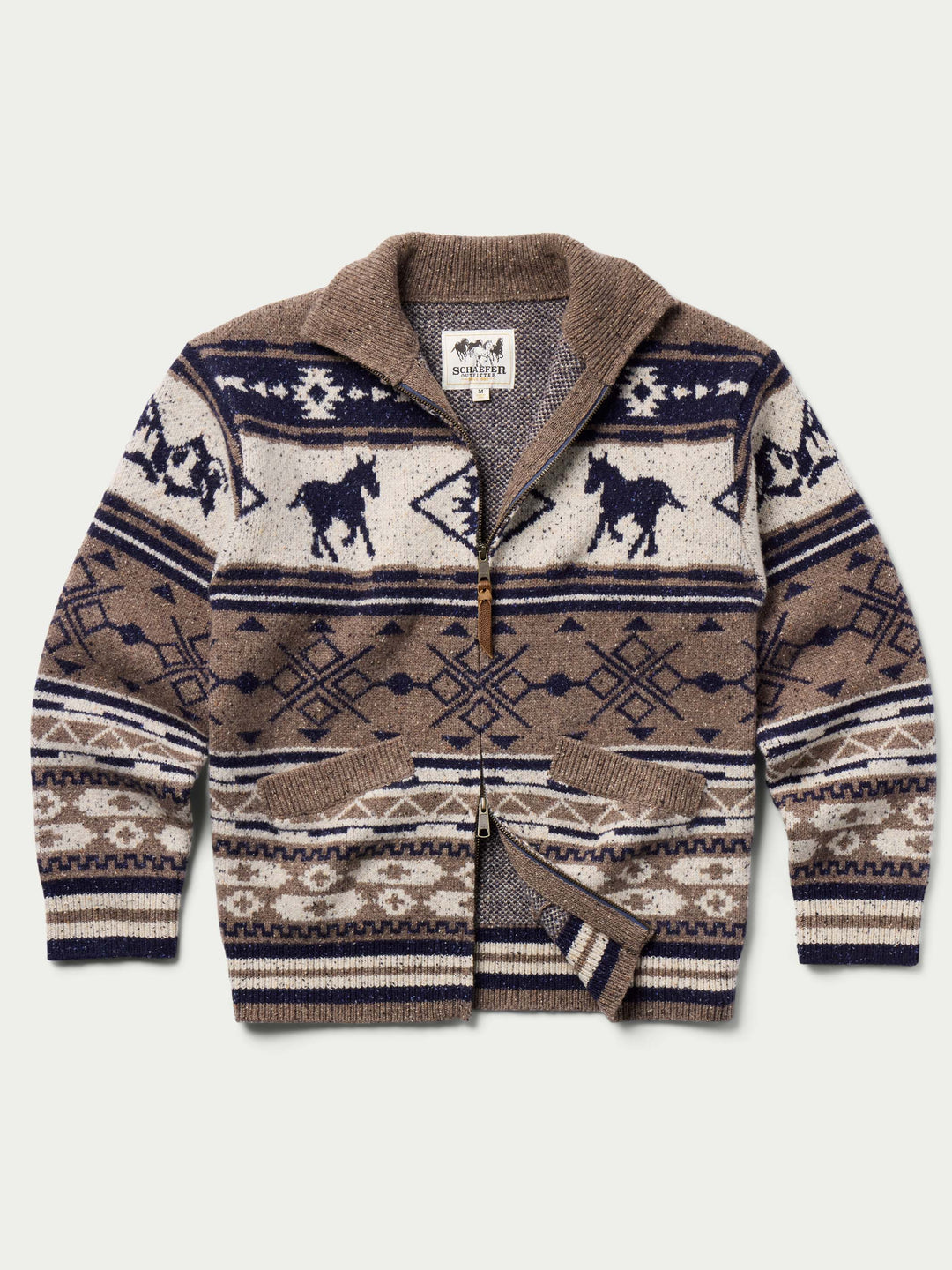 FIRESIDE FULL ZIP SWEATER - Schaefer Outfitter