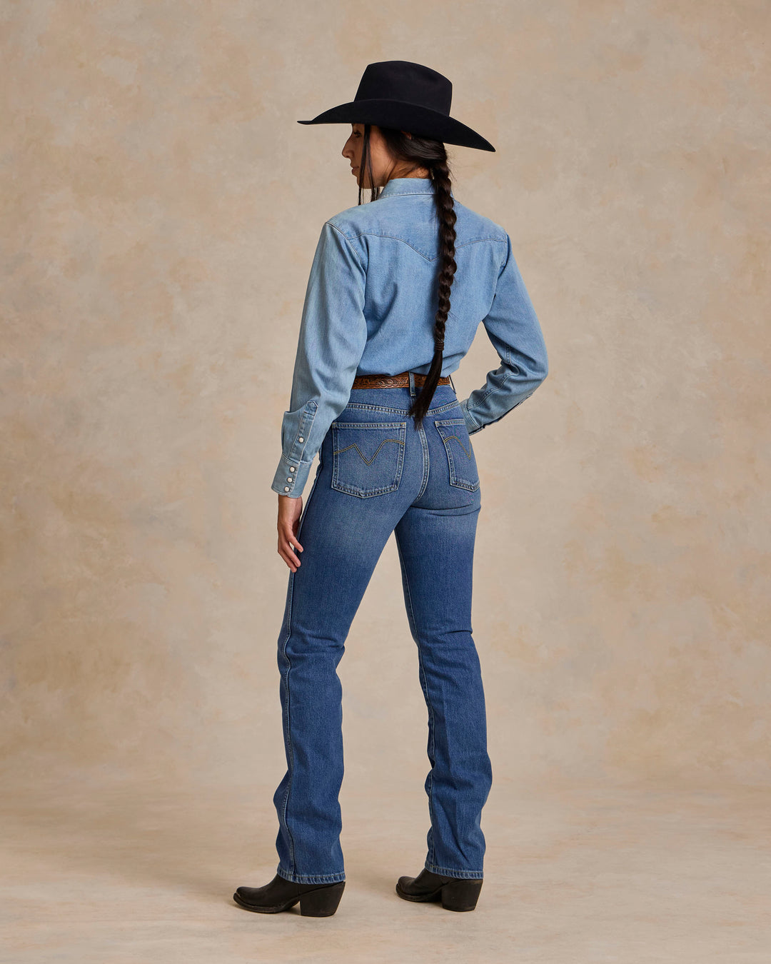 Women's Western Denim Pearl Snap - Schaefer Outfitter