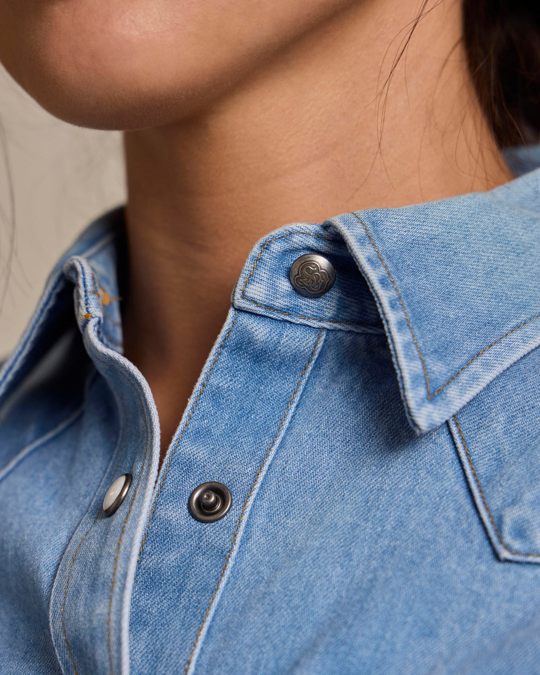 Women's Western Denim Pearl Snap - Schaefer Outfitter