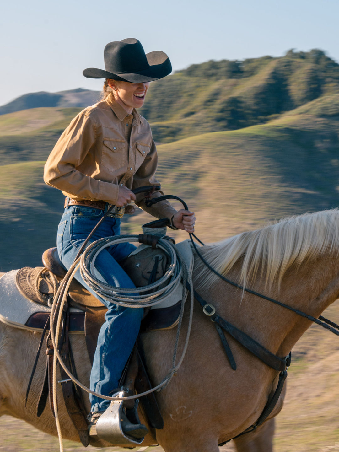 Women's Western Denim Snap Shirt - Schaefer Outfitter