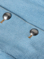 QUEEN OF THE RODEO BEADED DENIM JACKET - Schaefer Outfitter