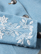 QUEEN OF THE RODEO BEADED DENIM JACKET - Schaefer Outfitter