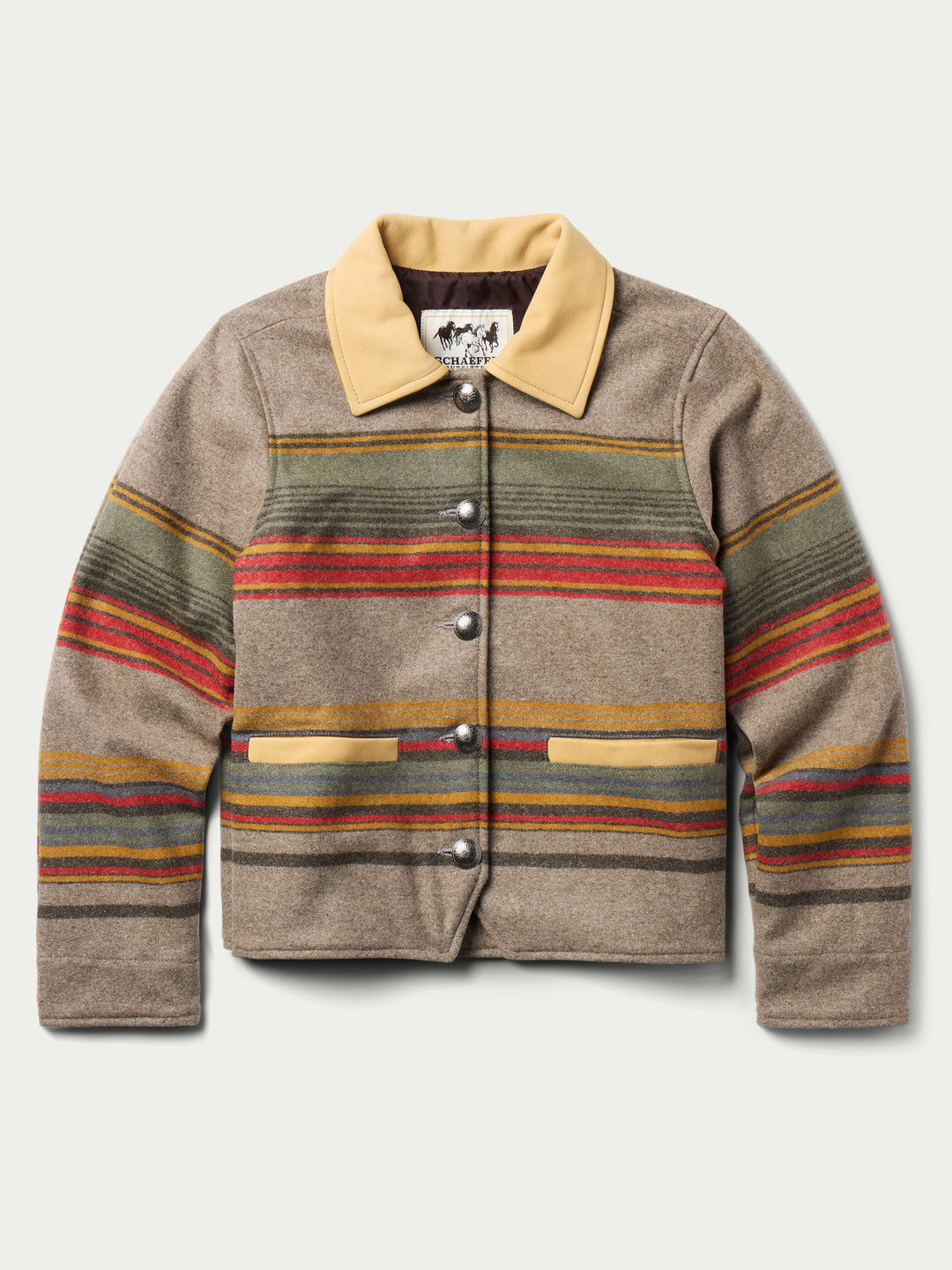 Women's Las Cruces Jacket With Leather Collar - Schaefer Outfitter