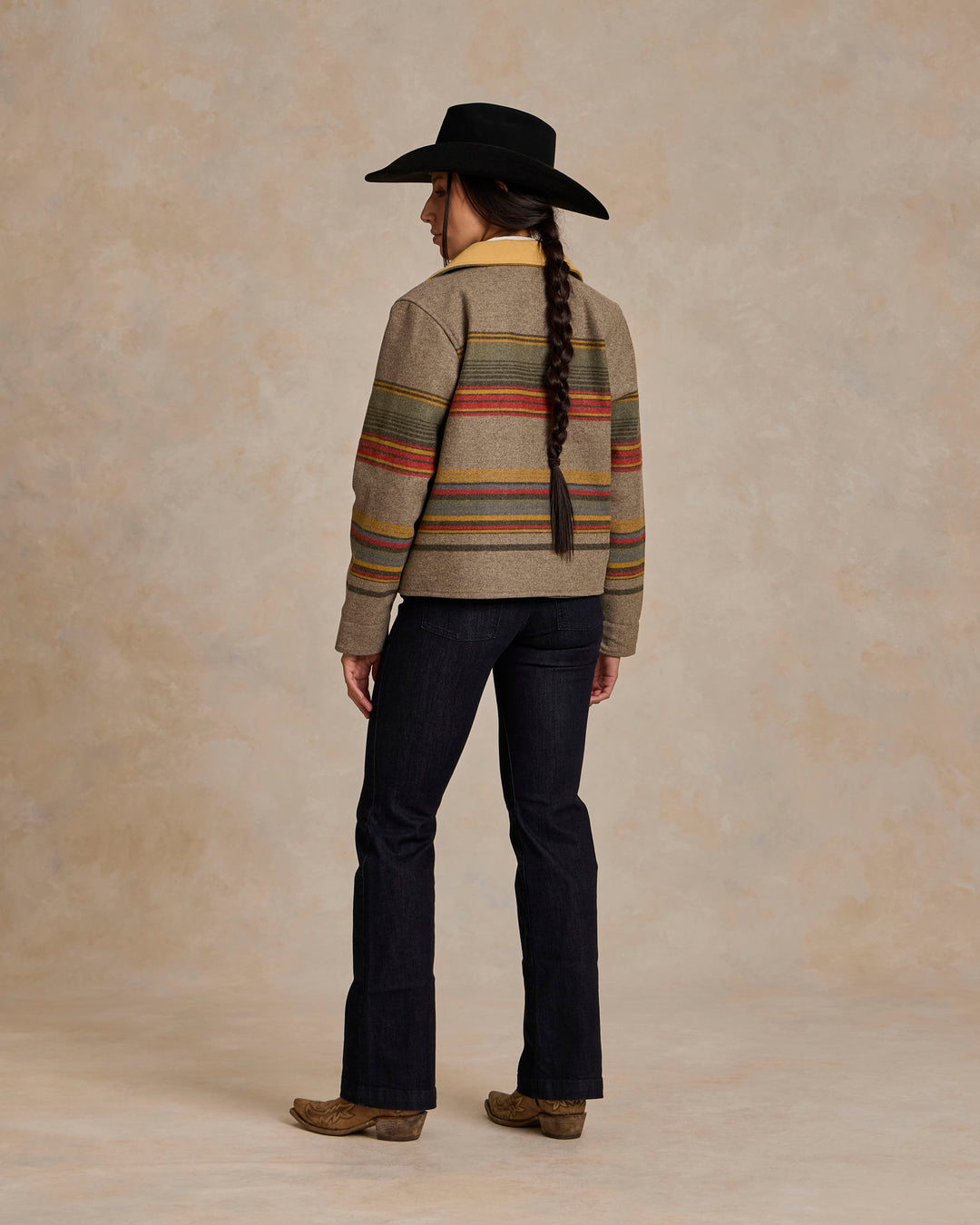Women's Las Cruces Jacket With Leather Collar - Schaefer Outfitter
