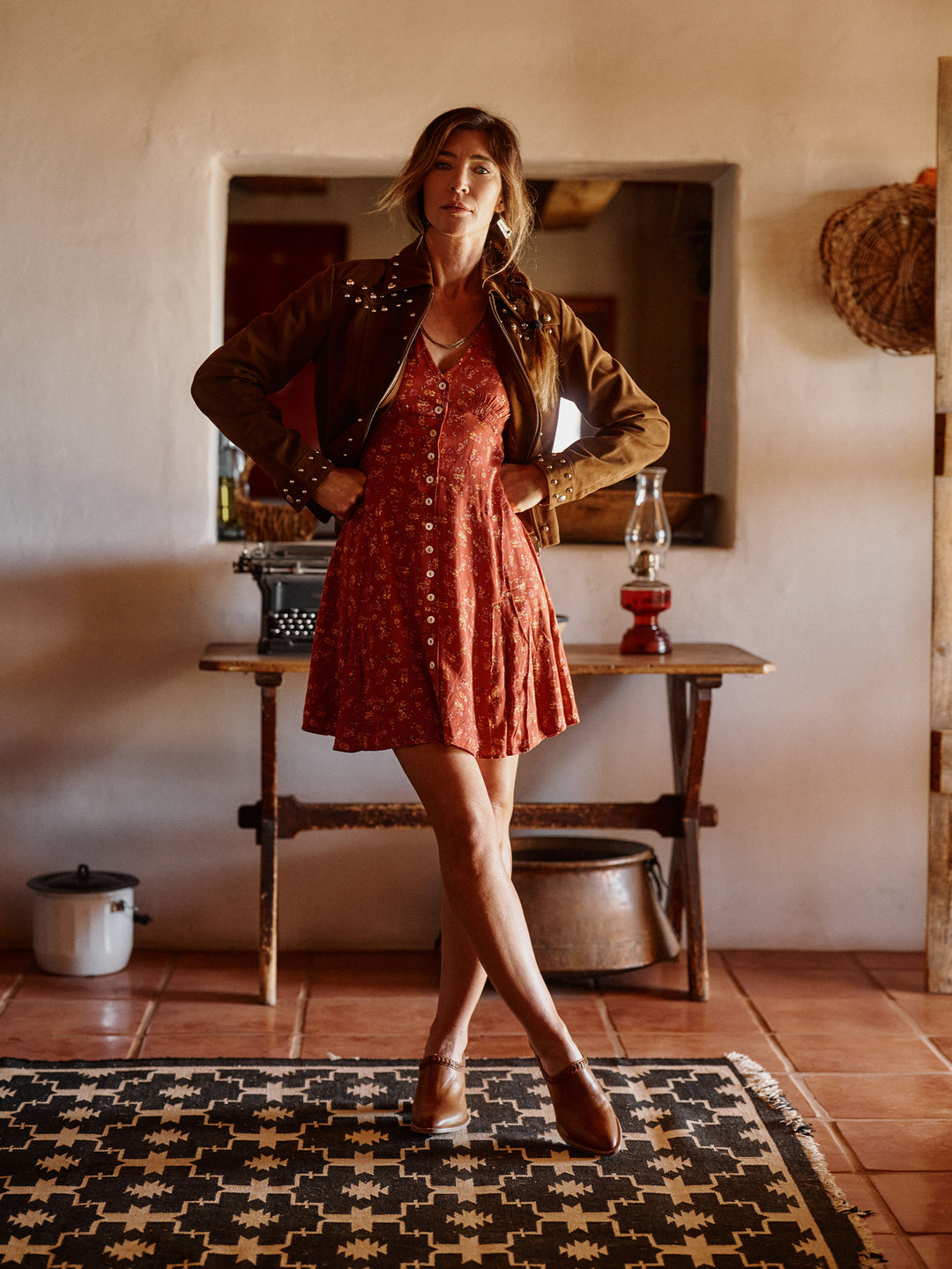 Women's Studded Suede Jacket - Schaefer Outfitter